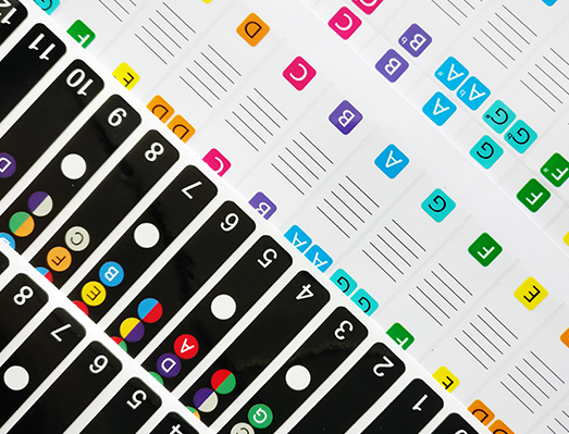 吉他&鋼琴音階標簽