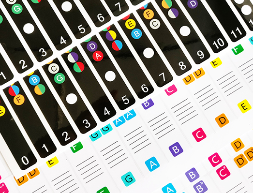 吉他&鋼琴音階標簽