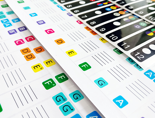 吉他&鋼琴音階標簽