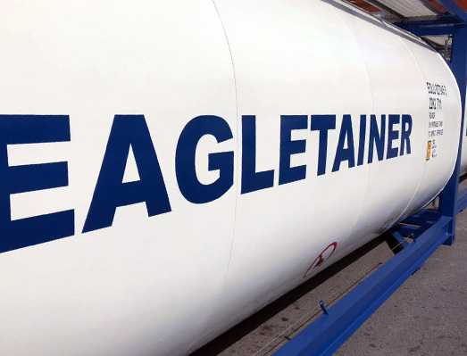 中集罐箱箱體刻字不干膠標簽